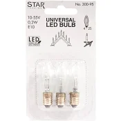 Reservlampa 3-p Universal LED E10 10-55V Star Trading