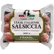 Salsiccia Färskkorv Fänkål 95% Kötthalt 300g Nonna Elide
