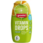 Dryck Drops FOCUS Lemon/Lime/Orange 65ml Granini
