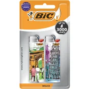 Maxi Motiv Tändare 2-p Bic
