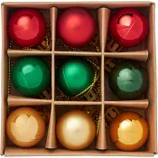 Julkulor 2,5cm mix 9p ICA