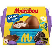 Chokladägg Oreo 128g 4-p Marabou