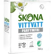 Tvättmedel Vit Parfymfri 700g Miljömärkt ICA Skona