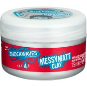 Hårvax Go Matt Clay 75ml Shockwaves