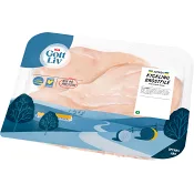 Kycklingbröstfilé Färsk 840g ICA Gott Liv