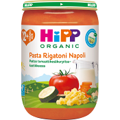 Pasta rigatoni napoli Från 12m Ekologisk 220g Hipp