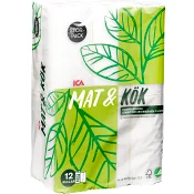 Hushållpapper Mat & Kök Storpack 12-p ICA