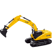 Grävmaskin radiostyrd 36cm Power X