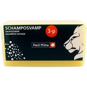 Svamp med schampo 3-p Hall Miba
