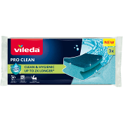 Skrubbsvamp med grepp Pro Clean 3p Vileda