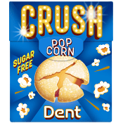 Pastillask Crush Popcorn Sockerfri 25g Dent