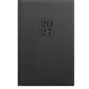 Kalender Dagbok inb svart 2027