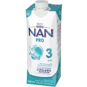 Mjölkdryck NAN Pro 3 Från 12 Mån 500ml Nestle