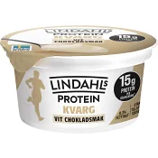Kvarg Vit Chokladsmak Utan tillsatt socker 0,2% 150g Lindahls