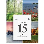 Kalender Väggplån dagblock 2027
