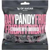 Godis Strawberry Liquorice 50g Pändy