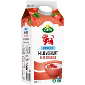 Yoghurt Mild Jordgubb 1,5% lättsockrad 1500g Arla Ko®