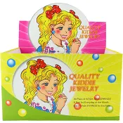 Ringar och stickers örhänge