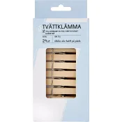 Tvättklämma trä 24p ICA