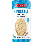 Majskakor Havssalt Glutenfri 130g Friggs