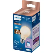 Smart LED WiZ Normal 806lm(60W) E27 Frostat glas Dimbar Philips