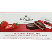 Jordgubbar i Mousserande vin 220g Anthon Berg