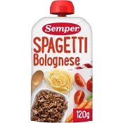 Spagetti bolognese Från 6m Semper