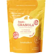 Knattegranola med riven kokos och smak av apelsin GF 6m 200g Knatteplock