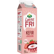 Kefir Jordgubb Laktosfri 2,3% 1000g Arla®