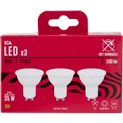 LED Spot GU10 270lm(35W) 3p ICA