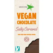 Choklad Vegan Salt Karamell 90g Green Star