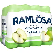 Kolsyrat Vatten Grönt Äpple 12x33cl Ramlösa