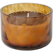 Doftljus sparkly brun/guld H8cm ICA