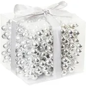 Pärlgirlang Silver 5m Festive
