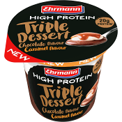 Proteinpudding Chokladsmak med karamellsås Laktosfri 200g Ehrmann