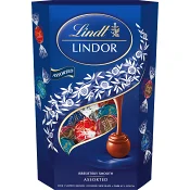 Choklad Lindor Cornet Assorted Blue 337g Lindt