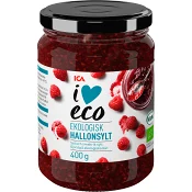 Hallonsylt 400g KRAV ICA I love eco