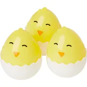 Äggjaktsägg kyckling 7cm 6-p Festive