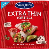 Tortilla extra thin wheat 244g Santa Maria