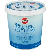 Äkta Grekisk Yoghurt 0% 1000g Larsa Foods
