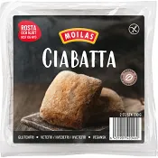 Ciabatta Glutenfri 2-p Moilas