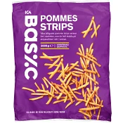 Pommes strips Fryst 2kg ICA Basic