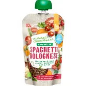 Barnmat Spaghetti bolognese 6m Ekologisk 120g ICA I love eco