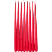 Antikljus Röd H38cm 8p