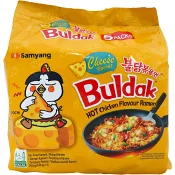 Snabbnudlar Buldak Cheese 700g Samyang