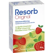 Vätskeersättning Sommar Strawb/Lime 90g 20-p Resorb