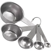 Måttsats Rostfri 5-delar ICA