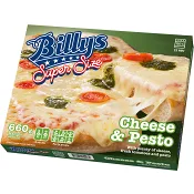 Pizza Super size Cheese´n pesto 660g Billys