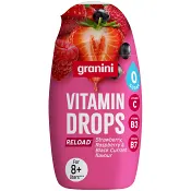 Dryck Drops RELOAD Rasp/Straw/BlackCur 65ml Granini