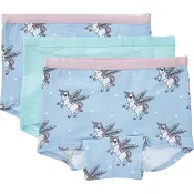 Boxer Athena 3p ljusblå 122/128 ICA I love eco